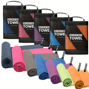 Beach Towel OversizedThick Sand Free Microfiber Quick Dry Towel Super Absorbent Soft Swim BeachTowels for Men Women