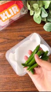 Kotak Makan Plastik persegi 200 - 1000 ml / Thinwall Persegi /Thinwal/ Tempat makan KLIR - ANTI PECAH anti bocor isi 25 pcs