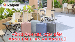 Vali kéo du lịch xách tay có khóa số Kalpen Travel Zone 20 inch G30 bánh xe xoay 360 độ chuẩn Đức