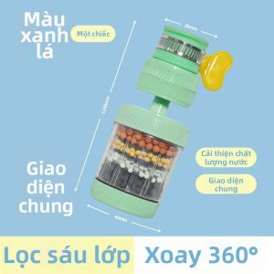 Bộ Lọc Vòi Nước Đa Chức Năng Tiết Kiệm Nước 6 Lớp Chống Bắn
