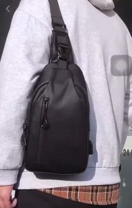 Tas selempang slingbag pria  RX bag premium free kabel usb tahan air