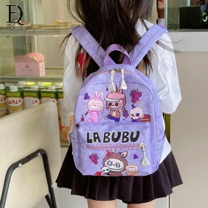 QFDI 🌺【COD】🌺balo la bubu trẻ em schoolbag labubu mới dễ thương nhẹ dung ...
