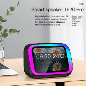 AI voice speaker hands-free calling music playback electronic photo album time reporting weather forecast alarm clock