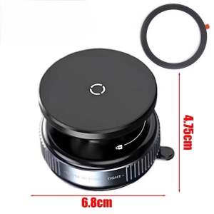 ที่วางโทรศัพท์ในรถแบบดูดสูญญากาศ | แม่เหล็กสองชั้น หมุนได้ 360° พกพาสะดวกและทนทาน K009 (ส่งจากไทย)