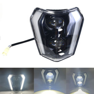 Đèn Pha LED Xe Máy Tích Hợp Đèn Chạy Ban Ngày (DRL) Dành Cho KTM EXC EXCF SX SXF XC XCF XCW Dòng 125-530 Lắp Chung Được Cho Nhiều Loại Xe Máy