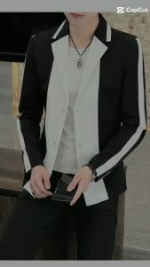 Áo vest áo vest nam mùa thu hai nút phối màu phù hợp với thiết kế 2 lớp phiên bản Hàn Quốc lich lãm sang trọng  -Mã hot H56