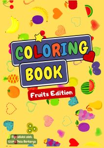 20 Lembar Kertas Mewarnai Edisi Buah CINTA ANAK BERKARYA