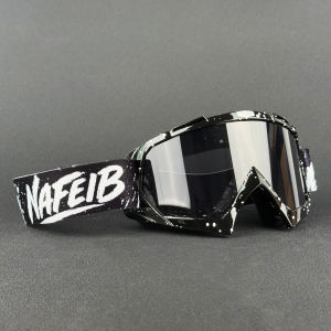 NAFEIBMotorcycle Goggles แว่นตา Motocross ATV MX Off Road แว่นตา Anti-UV หมวกกันน็อกป้องกัน Dirt Bike ขี่หน้ากากกันลม