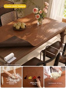 LORiCA | Leather Waterproof Oilproof Non-washable Heat-insulating Tablemat