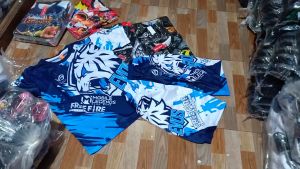 Setelan Baju Gaming Free fire Motif EVOS ROAR Anak Laki Laki Setelan Angel FF Anak Laki Laki KarakterAngel  FF Baju Gaming Free Fire Anak Laki Laki Umur Usia 1 2 3 4 5 6 7 8 9 0 Tahun-TUBSCLOTHING1252041022
