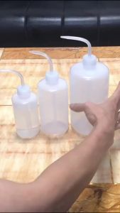 ZEO Wash Bottle PE Plastic Squeeze Bottles Watering Tools for Gardening Kitchen