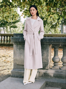 French Classic Wool-Cashmere Blend Coat