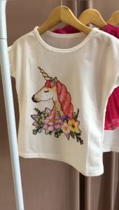 9 Shop Setelan Rok Tutu Anak Perempuan YUNICORN Cewek 2-5 Tahun Stelan Baju Bayi Balita Fashion Korea Pakaian Pesta Ulang Tahun Lucu Imut Karakter Kartun Boneka Terbaru Murah