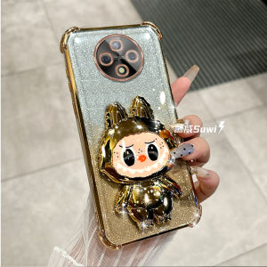 Ultra-Thin Silicone Phone Case for VIVOY300PRO Full Cover Lens Anti-Fall Female Model Popular Bracket Protective Cover