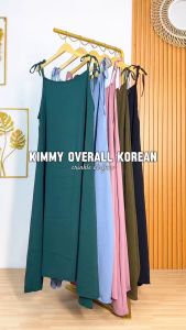 Kimmy Overall Korean Dress Look Mayung Polos Crinkle