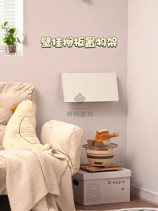 LALA Wall mounted folding table Drilling installation desk Storage rack bookshelf Jadual melipat dilekap dinding Rak storan bearing 50KG 壁挂式折叠桌