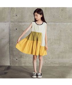 Dress Anak Perempuan Three Colour Korean Style KDR1028