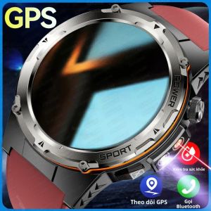 Đồng Hồ Thông Minh Quân Sự Ngoài Trời T-Rex 3 Dành Cho Nam Giới GPS NFC Cuộc Gọi Bluetooth IP68 Đồng Hồ Thể Thao Theo Dõi Sức Khỏe Và Thể Dục Chống Nước Có Đèn Hồng Ngoại