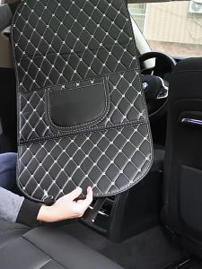 Túi đựng đồ ghế sau ô tô BẰNG DA 2 mặt Túi treo đồ đa năng bằng da PU ghế sau ô tô Hotaco-