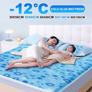 Zeen Cooling mat Gel Ice Pad mattress Back Care Mattress Topper Anti-Bedsore Mattress PVC Material Waterproof Wear-Resistan Cooling Artifact