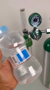 น้ำกลั่น สเตอร์ไรด์ ขวดดัมเบล ขนาด 1000 ml ใช้กับเครื่องผลิตออกซิเจนได้