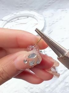 Stainless Steel Mini Needle Nose Pliers Curved Nose Pliers Jewelry Making Hand Tool Multifunction DIY Bracelet Making Plier