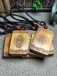 Lixu Wood Carving Real Wood Handheld Piece Water Fire Earth Dragon Totem Supplemental Wood Material Classical Style Home Decor