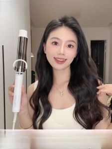 Akiracosme เครื่องม้วนผม ลอนม้วนผม เตารีดแบบพกพาเครื่องม้วนผม32มม. 36มม. 40มม. ใช้ประจุลบลบเป็นไอออนแบบแบนอุปกรณ์จัดแต่งผมประจำวันสำหรับของขวัญสำหรับเด็กผู้หญิงและผู้หญิงปัจจุบัน