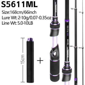 TRY&V | TRUVEX Super Short Telescopic Carbon Fishing Rod ML Power Spinning Casting Portable Travel Mini Sea Rod For Stream Light Bait