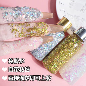 Veronni Stage Makeup Shiny Sparkling Silver Purple Body Lotion Glitter for Dancing on Stage Eye Shadow Single Color Easy to Apply