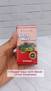 Kapsul Daun Sirih Merah Asli: Solusi Herbal untuk Asam Urat, Bau Badan & Bau Mulut
