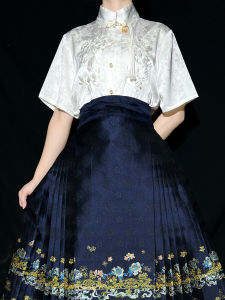 New Chinese Style Shirt Short Sleeve Hanfu Top for Women Summer Fashion Original Design Straight Cut Button Embroidery Satin Fabric