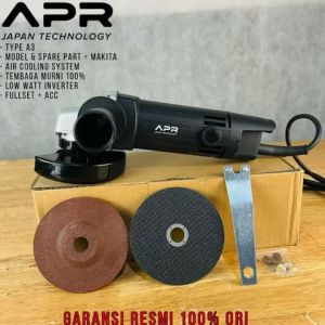 PROMO APR GERINDA TANGAN 4 INCH GRINDA LISTRIK TYPE A3 ANGLE GRINDER