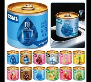 Air Freshener Car Solid Bubble Gum Scent Organic Cans Odor Eliminator Essential Long-Lasting Strong Fragrance For Auto Home