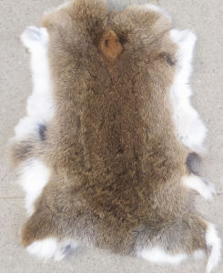 Whole Rabbit Fur DIY Handbag Accessories Knee Pads Seat Cushion Otter Rabbit Skin Collar Home Rabbit Leather Goods