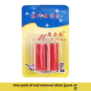 Kitchen Cleaning Supplies Brush Pot Bottom Sponge Wipe Pot Handy Gadget Stainless Steel Rust Remover Strong Descaling Washing Pot Decontamination Stick