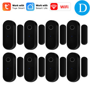 Tuya Wifi Door Sensor Open / Close Window Detector APP Notification Real-Time Smart Home Security Alarm Support Alexa Google