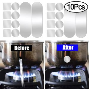 คลินิก แผ่นสติกเกอร์สเตนเลส 5/10 ชิ้น อุปกรณ์ ในครัว กันน้ำ ฉนวนกัน ความร้อน สูง อลูมิเนียม ชูดซ่อมหม้อเทปฟอยล์
