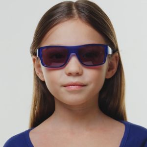 Sunnies Studios Nolan: Polarized Wraparound Square Sunglasses Shades for Kids