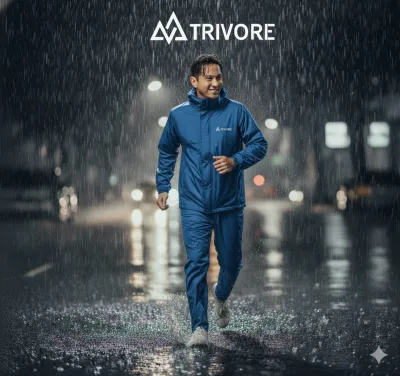 Jas hujan dewasa raincoat TRIVOR terlaris perlindungan maksimal saat hujan
