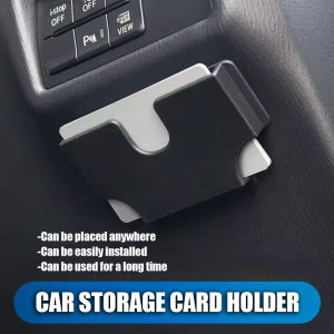 Universal Car Interior Card Holder Multi-Function Portable Card Storage Box Car Sun Visor Card Slot Rack Auto Accessory
