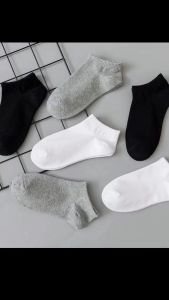 Zebina Vớ  vớ cotton nguyên chất Nam tất hài thấm mồ hôi và thoáng khí màu trơn