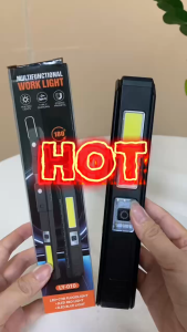 ASAFEE LY010 ไฟฉายแม่เหล็กสำหรับซ่อมรถ พร้อมไม้บรรทัด โหมดไฟ 3 แบบ ไฟ COB XTE กันน้ำ IPX4 ชาร์จ Type-C พร้อมคลิปและตะขอ พกพาสะดวก เหมาะสำหรับแคมป์ปิ้งและเหตุฉุกเฉิน