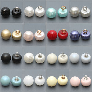 Nút Ngọc Trai Nhỏ Trang Trí Cho Áo Sơ Mi Voan Áo Len Cardigan Phong Cách Trung Hoa Cổ Điển Nút Nhựa Hình Hạt Ngọc Trai