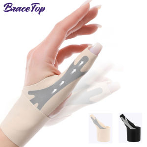 Elastic Thumb Support Brace - Waterproof Soft Thumb Compression Sleeves Splint Protector for Pain Relief Arthritis Tendonitis