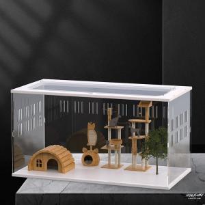 Lồng Hamster Mica Trong Suốt Panoramic Lớn