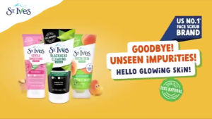 St Ives Green Tea & Bamboo Face Scrub - Clears Blackheads & Unclogs Pores 170g