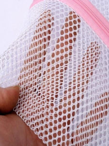 กระเป๋าใส่เสื้อผ้าผ้าตาข่ายละเอียดสำหรับซักผ้าในเครื่องซักผ้า กระเป๋าใส่เสื้อสเวตเตอร์ กระเป๋าใส่ชุดชั้นใน กระเป๋าใส่เสื้อผ้าใช้ในบ้าน