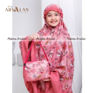 Mukena Anak Rayon Little Queen: Tas Slempang & Desain Menarik