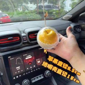 Cute Apple Pendant Autumn Decorative Yellow Apple Bag Pendant Atmosphere Green Apple Red Apple Fashion Accessory for Bags